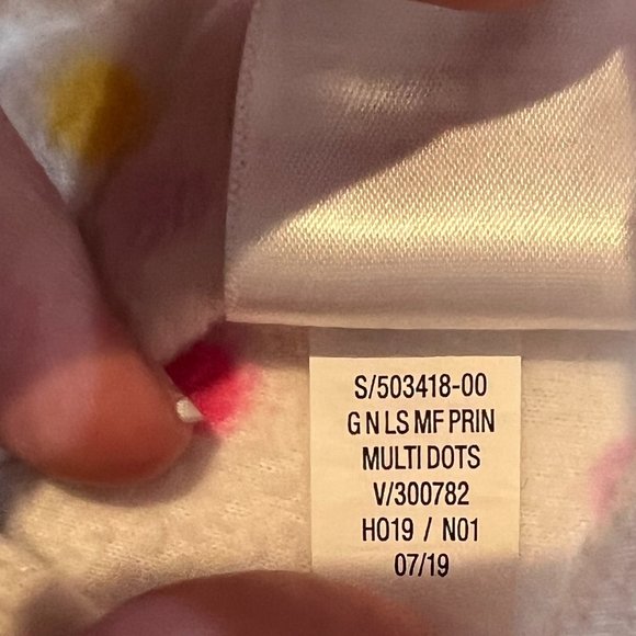 Adorable Old Navy Colorful Polka doted Fleese Baby Dress 3 Months - Picture 5 of 7